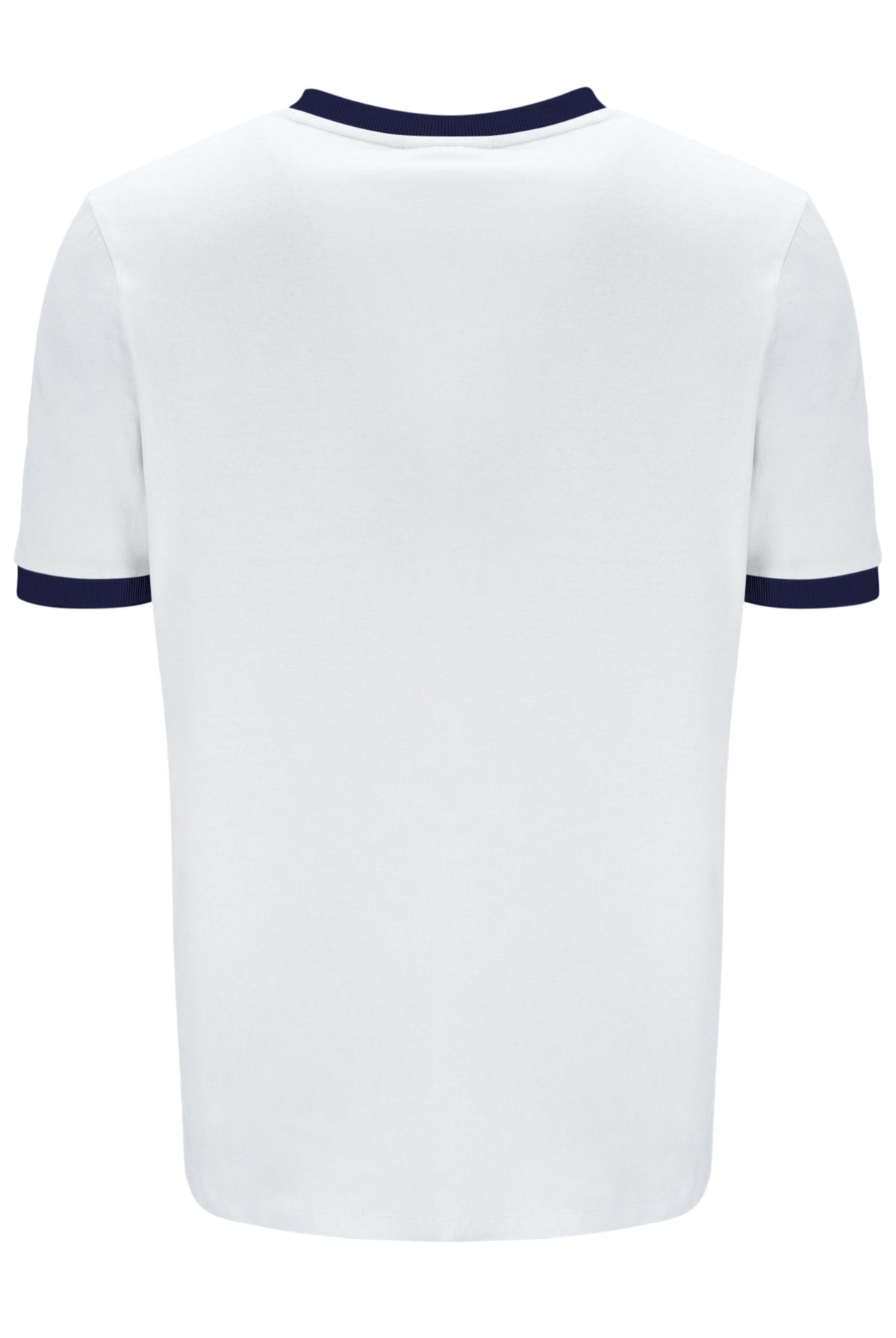 Displays the White 'Fila' branded Marconi Essential Ringer T-Shirt