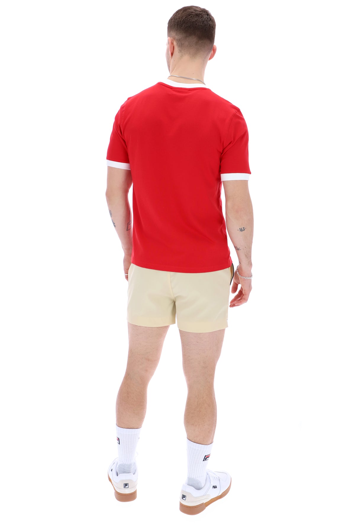Chinese Red Marconi Essential Ringer T-Shirt