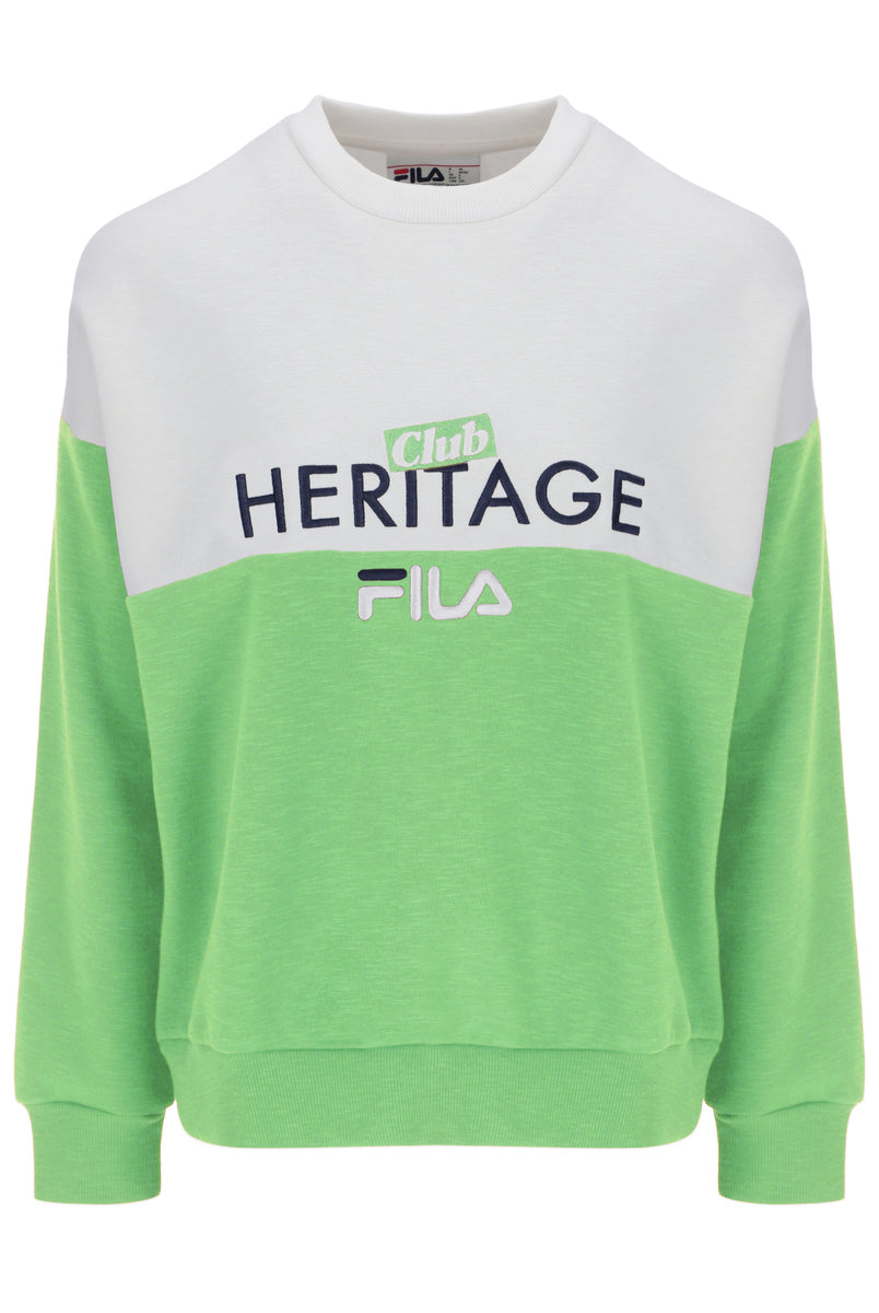 Green fila deals hoodie