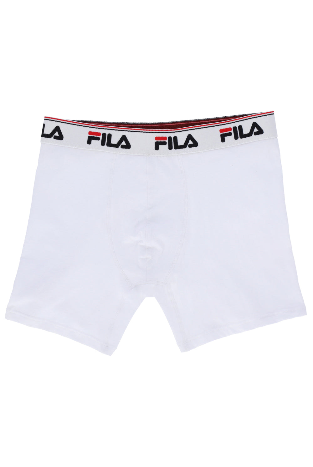 Mid-rise men's boxers with the FILA logo on the waistband