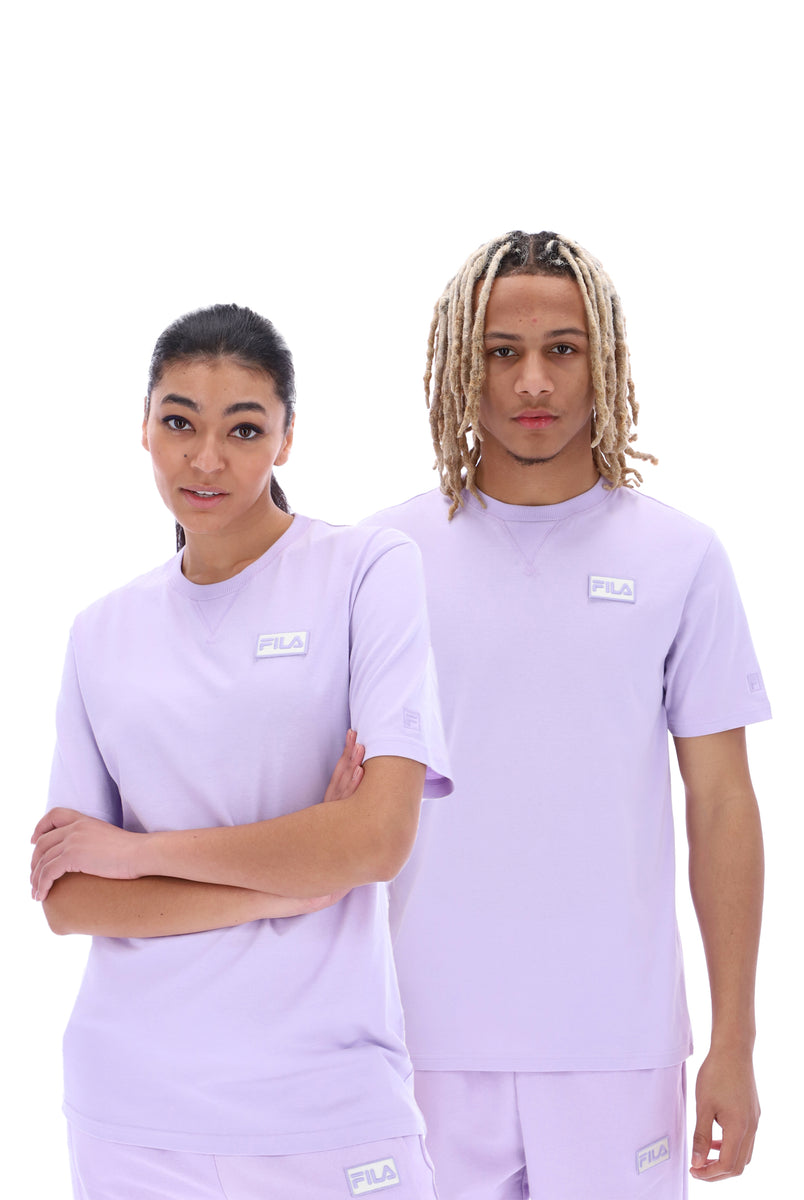 Lavender fila store shirt