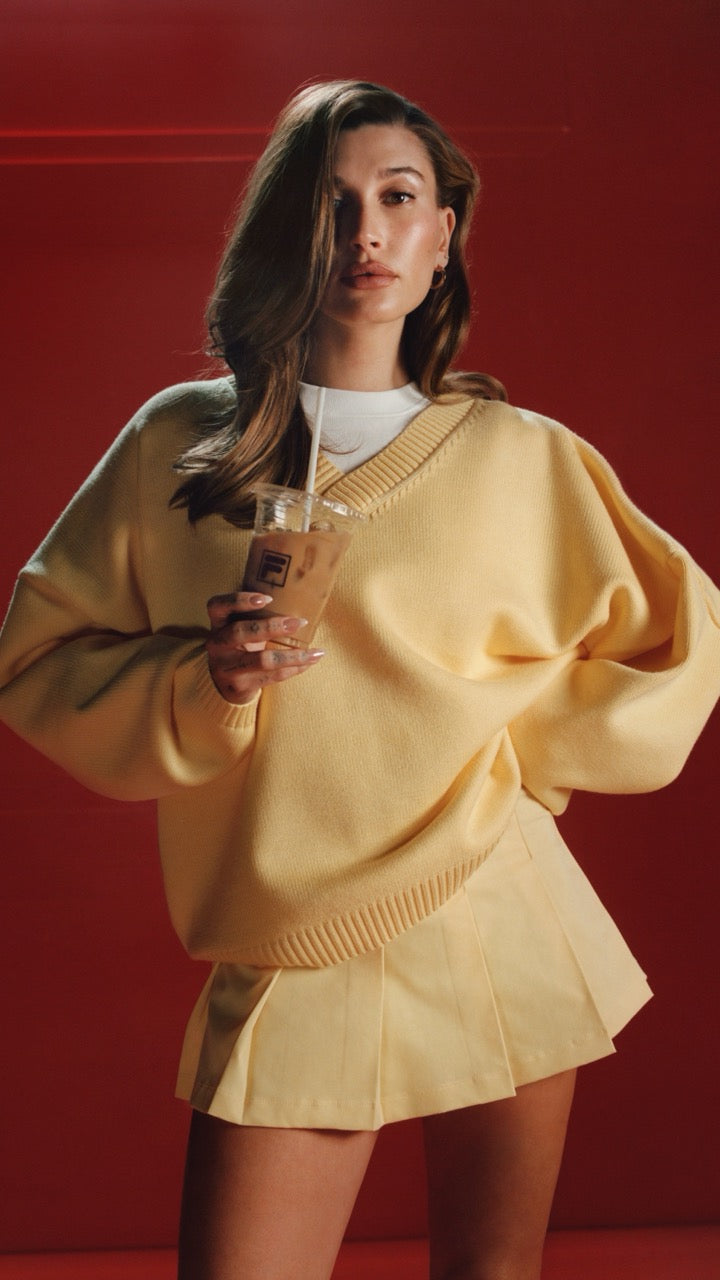 ☆ FILA X HAILEY ☆HAILEY BIEBER PLEATED SKIRT Fila X Hailey Pleated Skirt | Fila