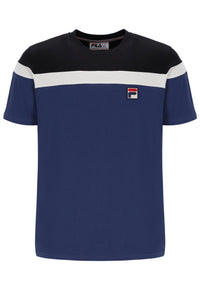 Fila Navy Aiden Cut and Sew T-Shirt