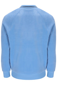 Displays the Frozen 'FILA' branded Fjord Alfredo 1911 Velour Raglan Long-Sleeve Top