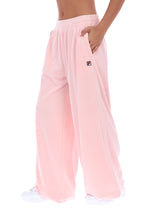 Pale Lilac Angel Velour Wide Leg Pant