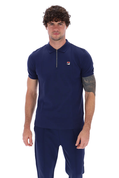 Anton Fabric Mix Panel Polo