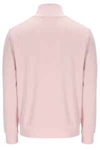 Pink sweater on a white background
