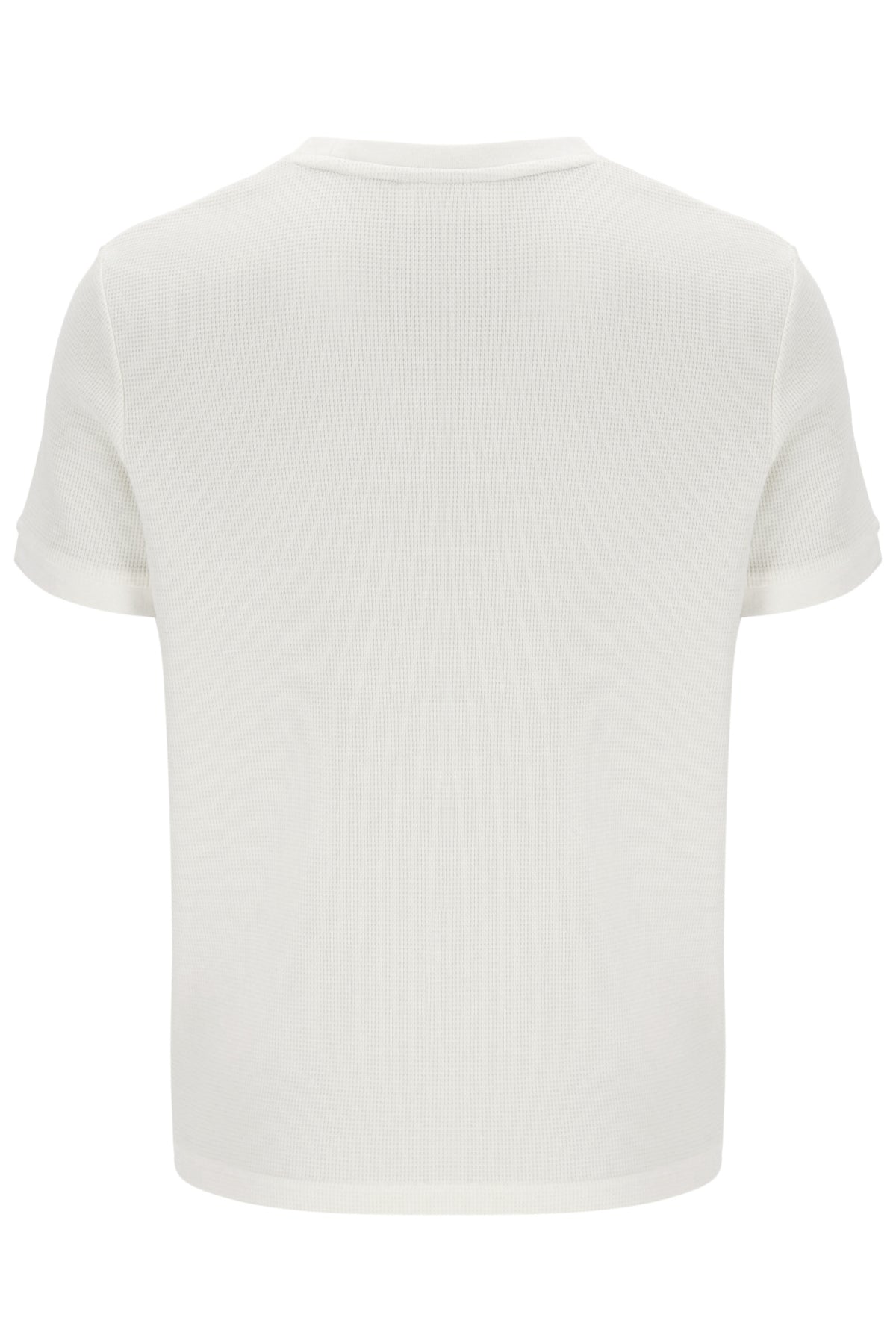Gardenia Ash Micro Waffle Ringer T-Shirt
