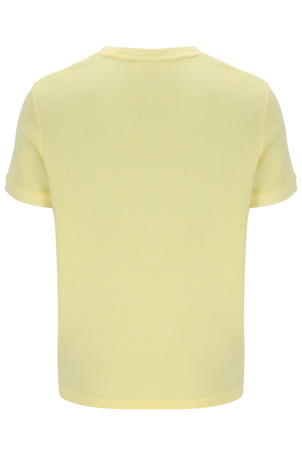 Popcorn Ash Micro Waffle Ringer T-Shirt