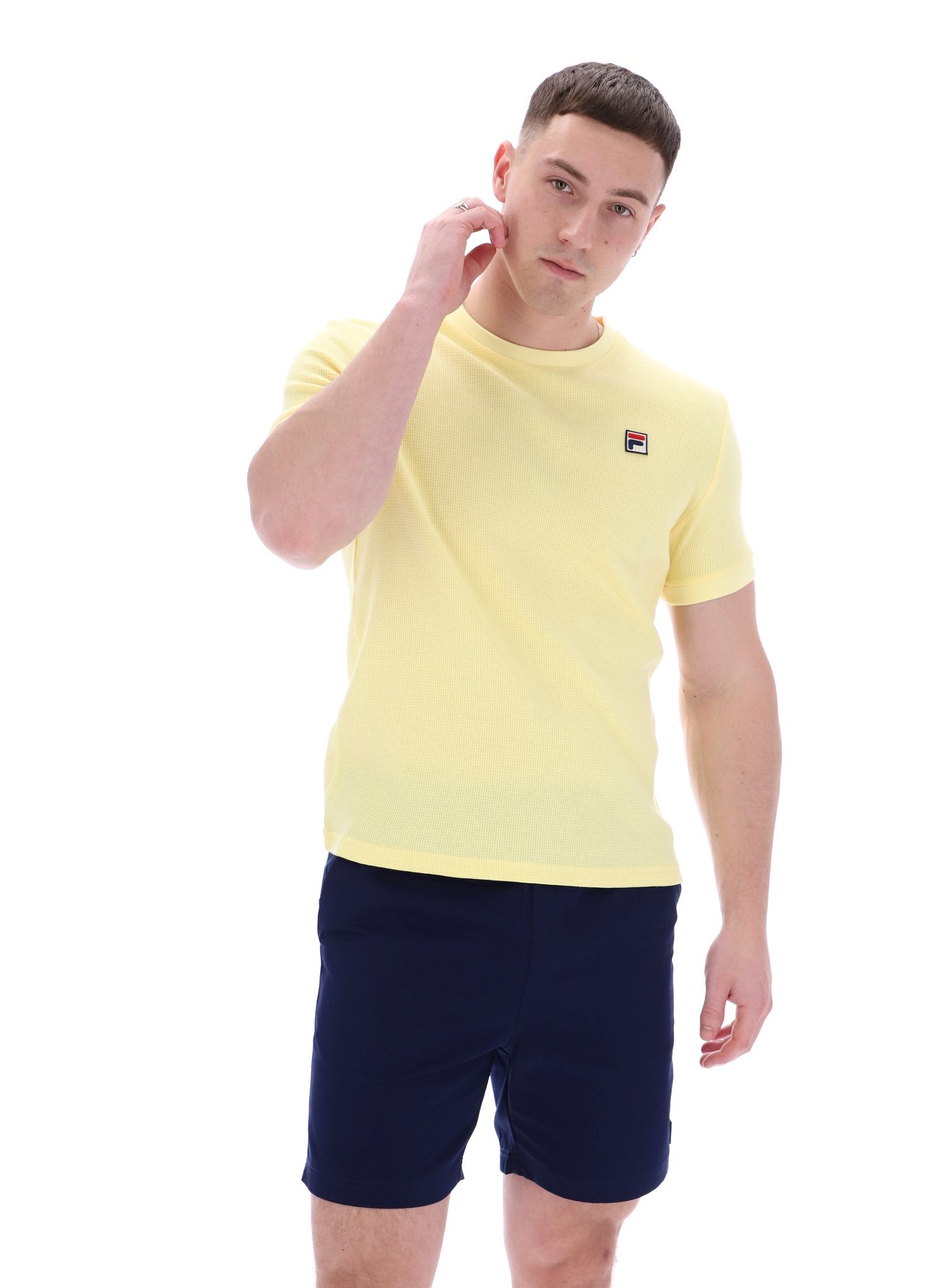 Popcorn Micro Waffle Ringer T Shirt