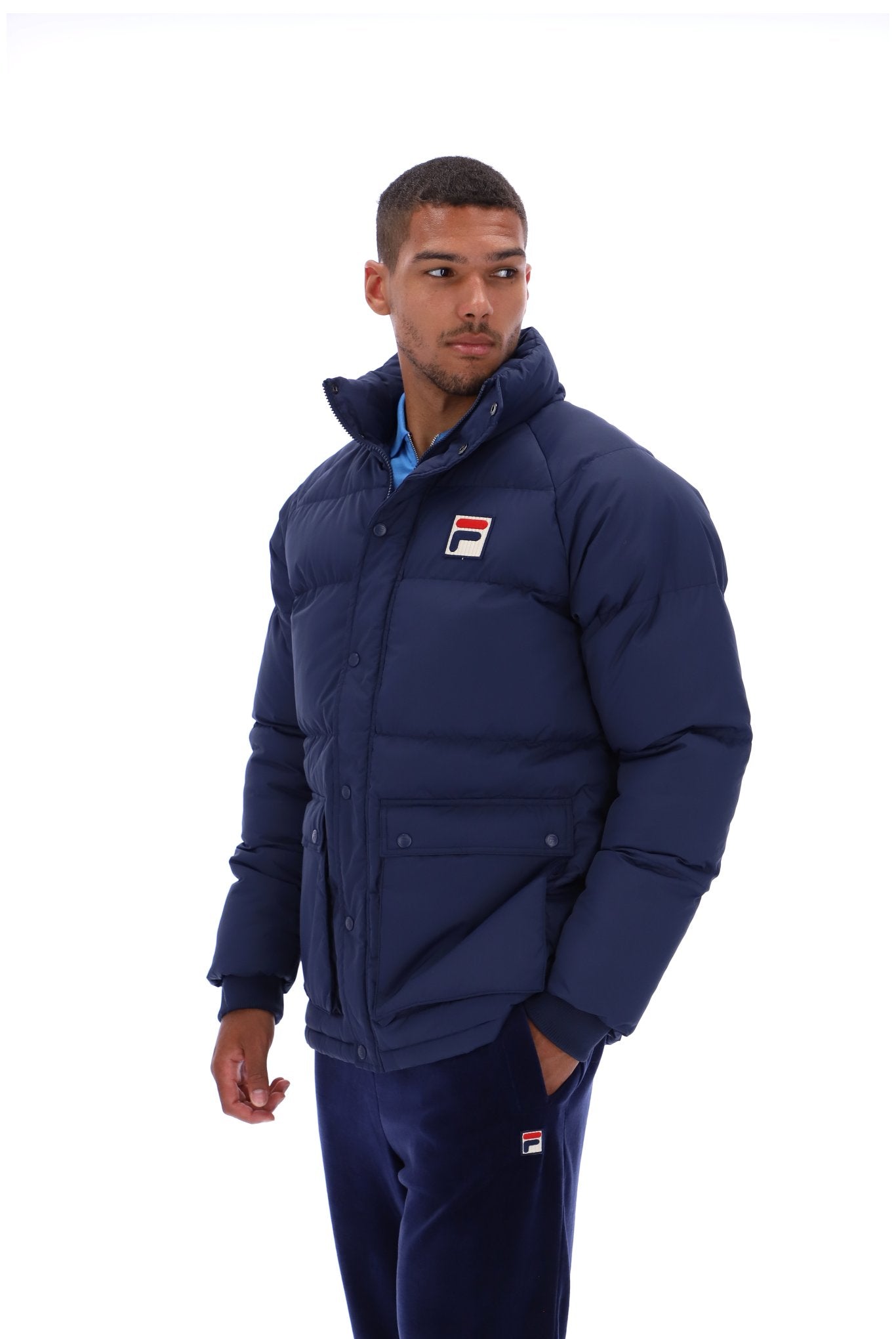 [ FILA ]★Archive Padded Jacke Fila Vintage Aspen Archive Puffa Jacket Beige | Mainline