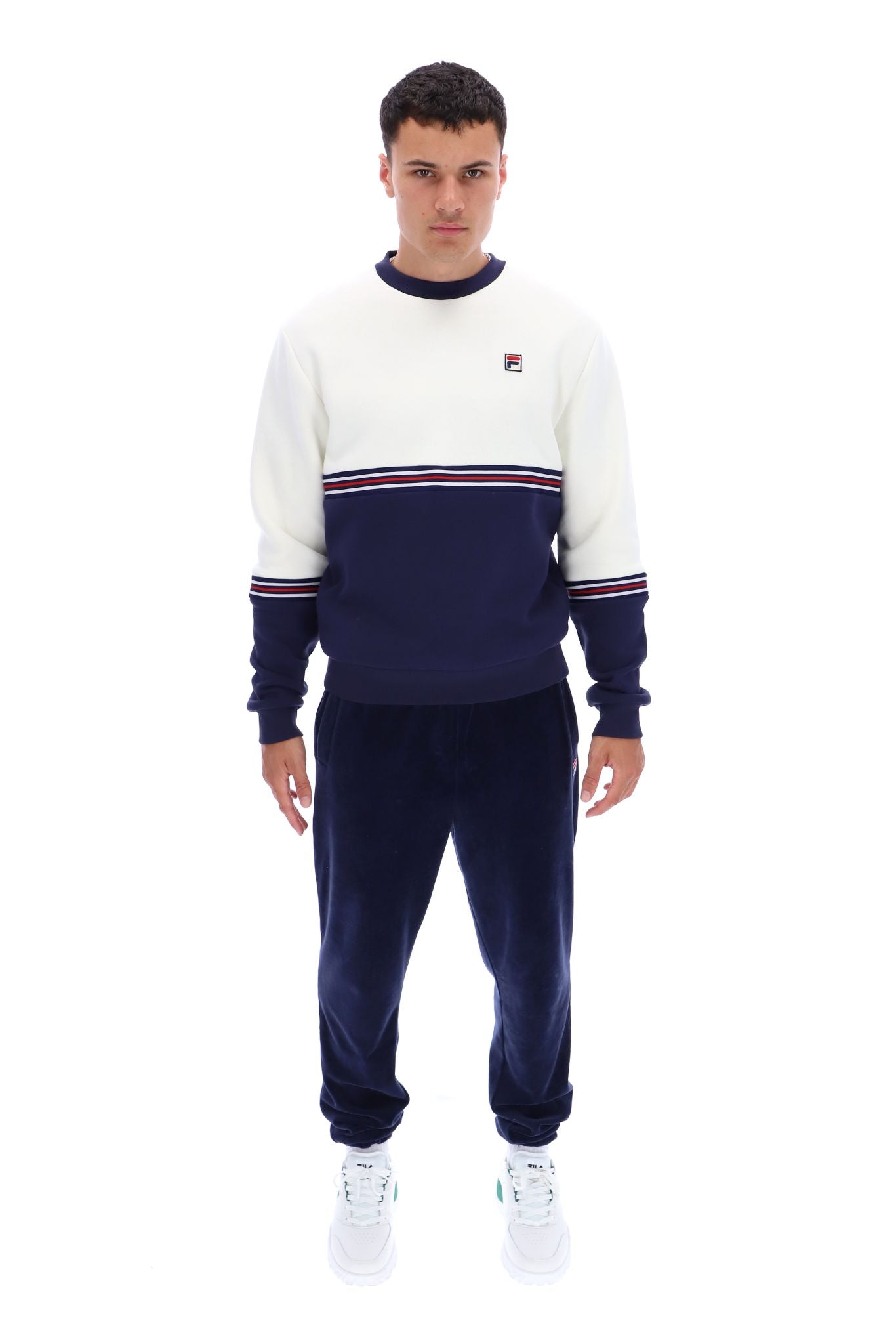 【ANGLAN】Color Block Pocket Sweat Shirt Hoodie / Sweat Shirt - ANGLAN