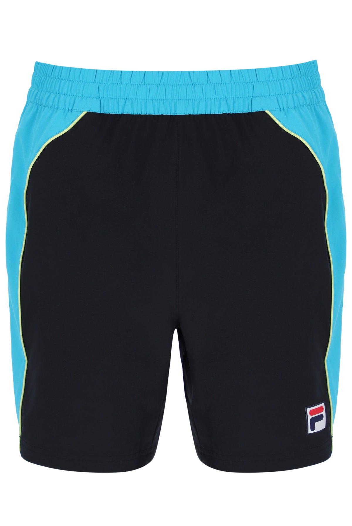 Black Backspin Tennis Color Block Short