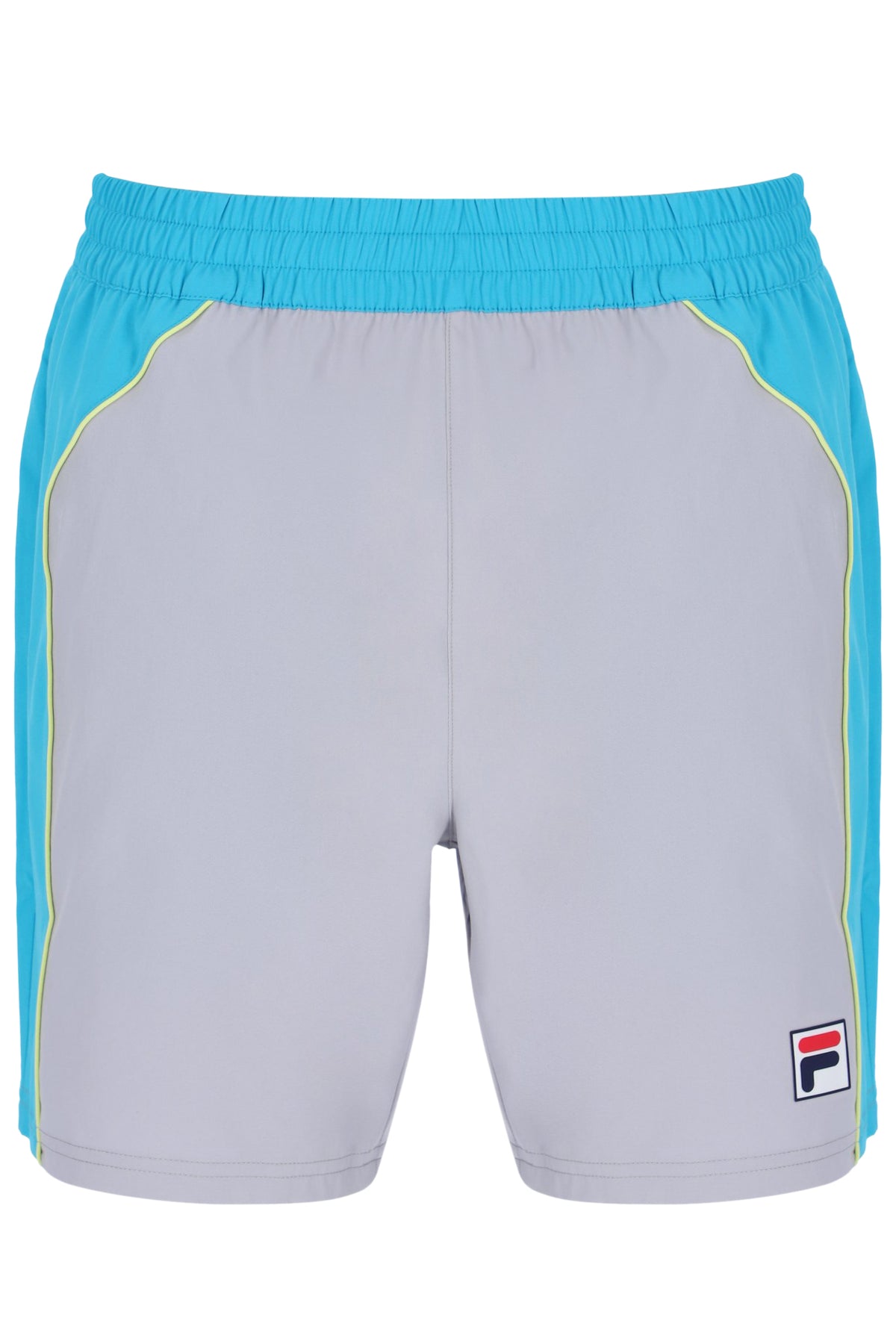 Silver Backspin Tennis Color Block Short
