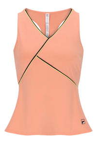 Sunset Backspin Tennis Racerback Top