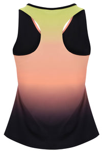 Peach Backspin Tennis Racerback Top