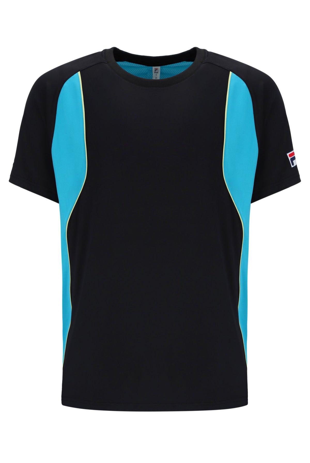 Black Backspin Tennis Short Sleeve Top