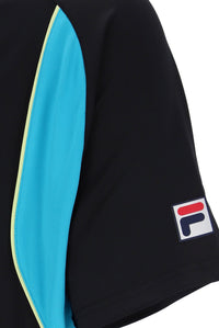 Black Backspin Tennis Short Sleeve Top