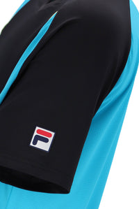 Black Backspin Tennis Short Sleeve Top