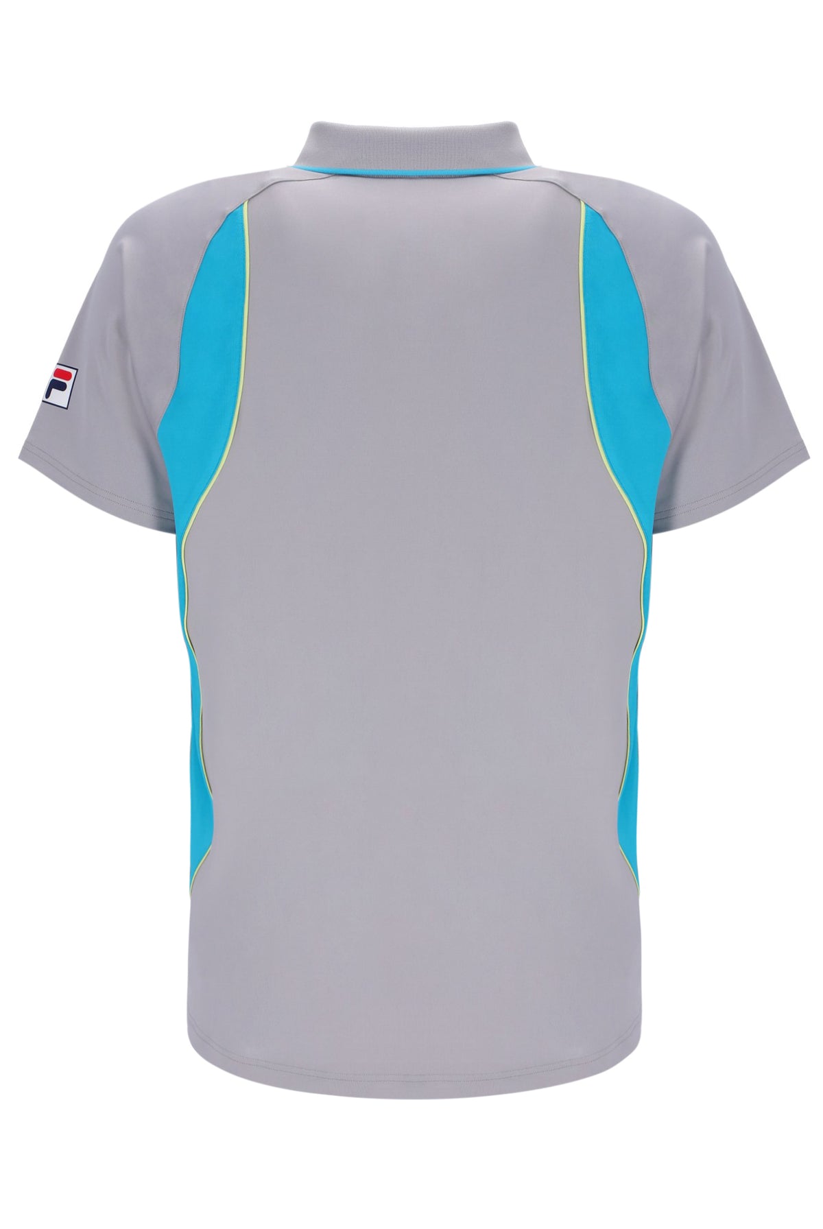Grey Backspin Tennis Short Sleeve Polo