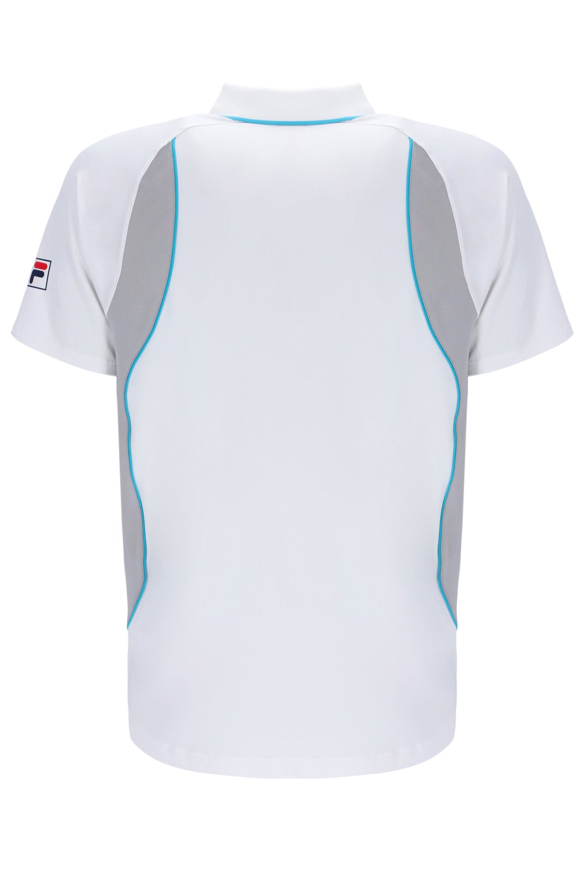 White Backspin Tennis Short Sleeve Polo