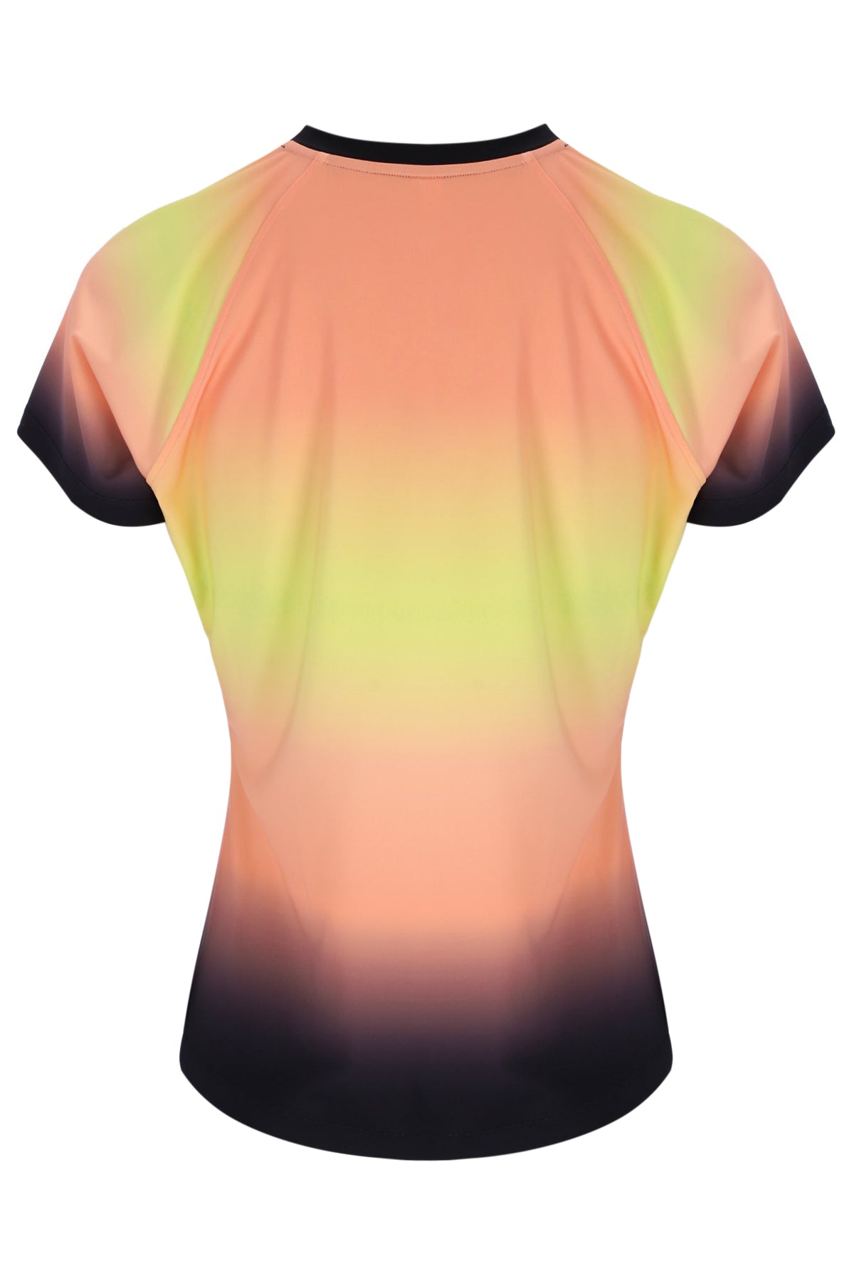 Black Backspin Tennis Short Sleeve Top