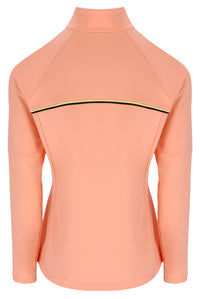 Displays the Sunset 'FILA' branded Backspin Tennis Track Top