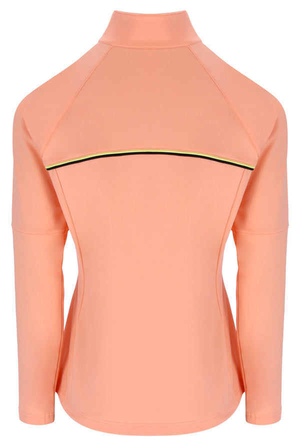 Displays the Sunset 'FILA' branded Backspin Tennis Track Top