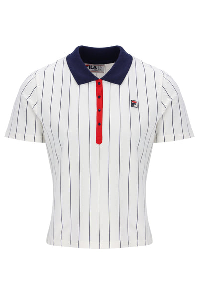 Gardenia Bai Fitted BB1 Pinstripe Polo