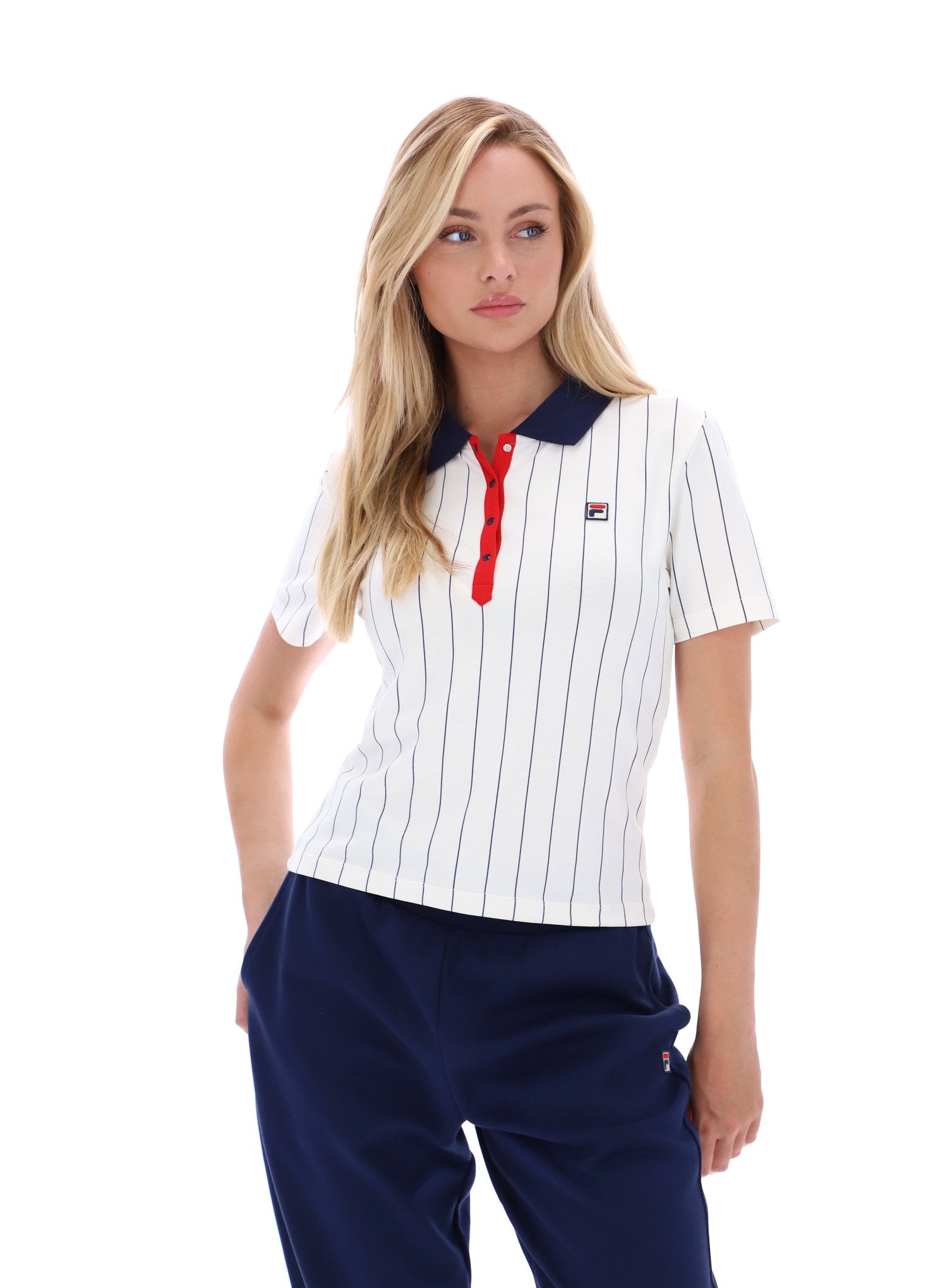 b*o様 ERNEST W. BAKER PIN STRIPE POLO Gardenia Bai Fitted BB1 Pinstripe Polo – Fila UK