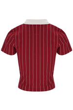 Rio Red Bai Fitted BB1 Pinstripe Polo