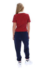 Rio Red Bai Fitted BB1 Pinstripe Polo