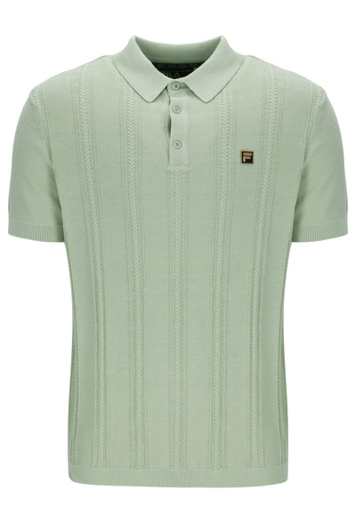 Sea Foam Barns Knitted Polo