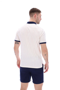 Gardenia BB1 Classic Vintage Striped Polo