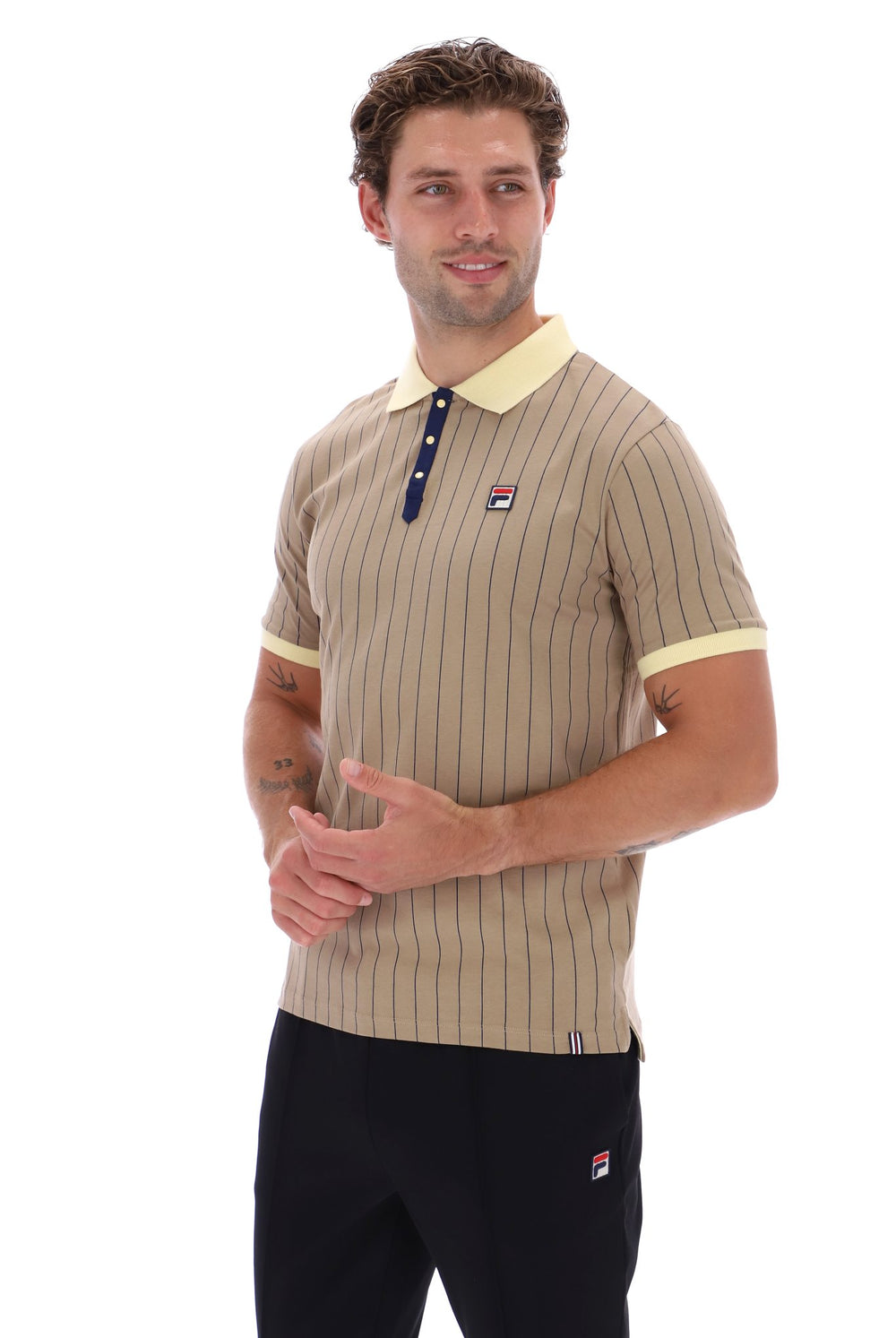 Chinchilla BB1 Classic Vintage Striped Polo