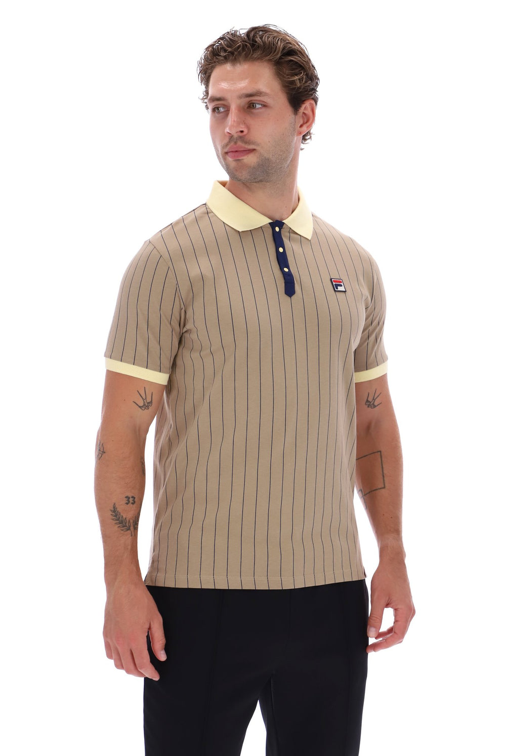 Chinchilla BB1 Classic Vintage Striped Polo