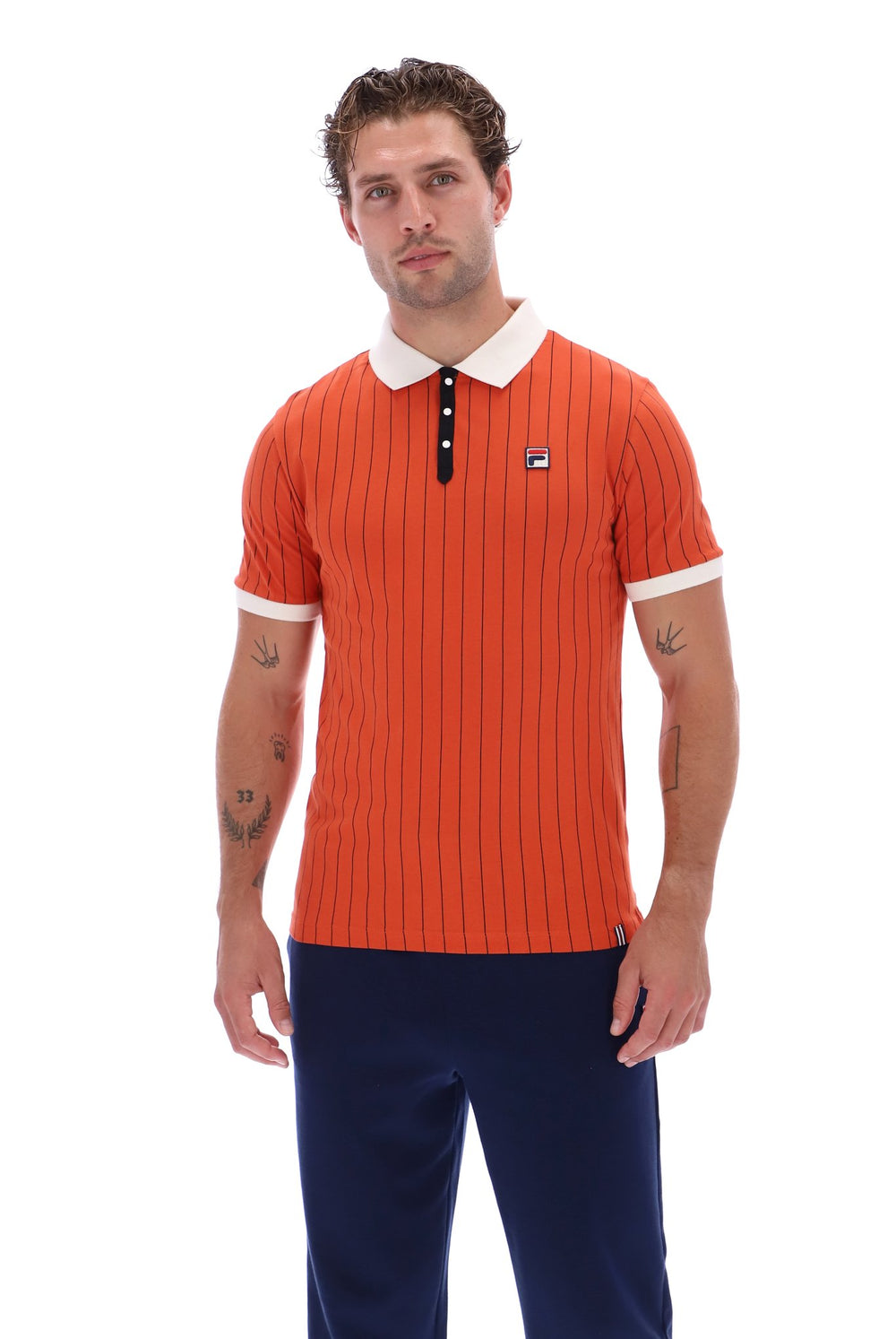 Fudge BB1 Classic Vintage Striped Polo