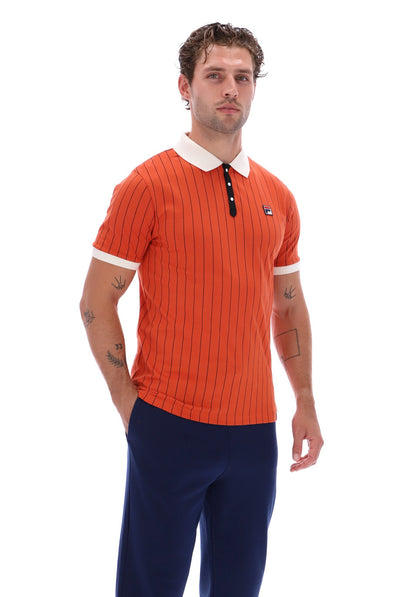 Fudge BB1 Classic Vintage Striped Polo