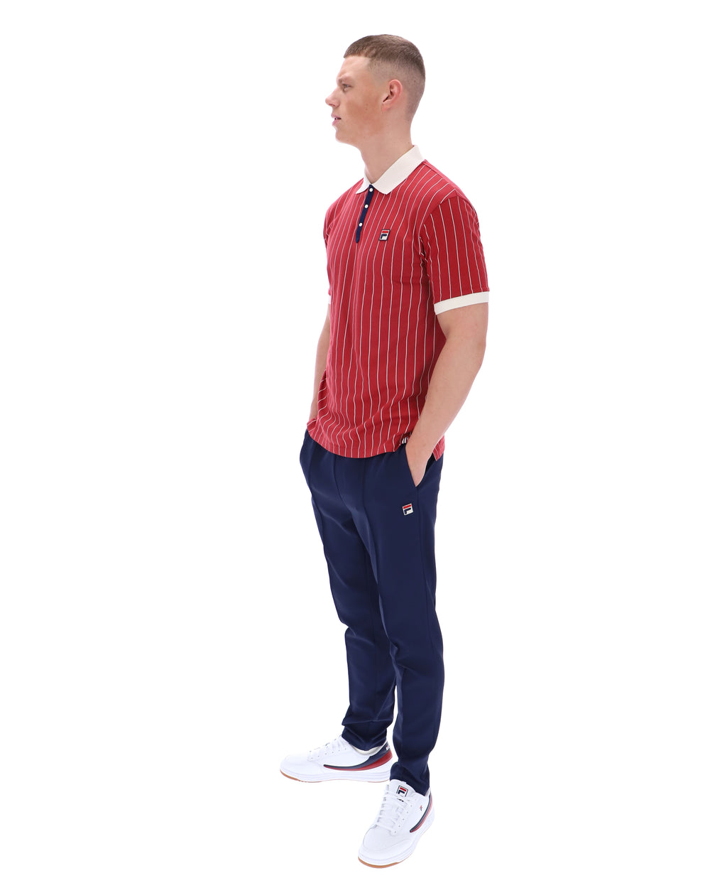 Garnet BB1 Classic Vintage Striped Polo