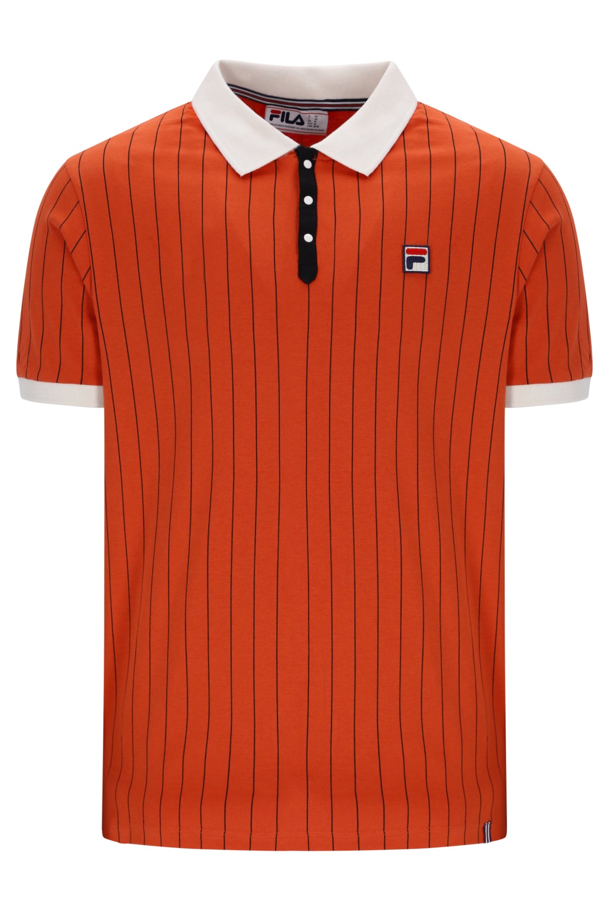 Burnt Ochre BB1 Classic Vintage Striped Polo