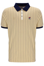 Classic Beige BB1 Classic Vintage Striped Polo