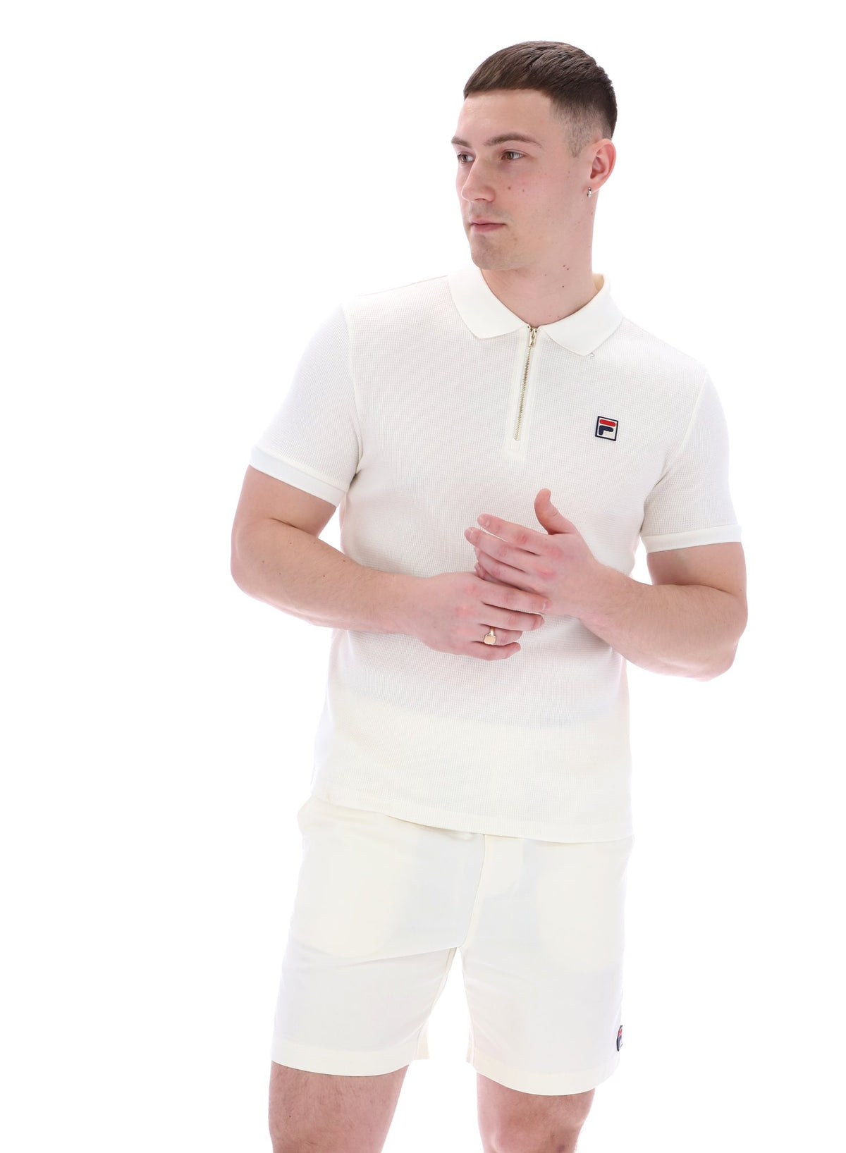 Gardenia Benjamin Micro Waffle Polo