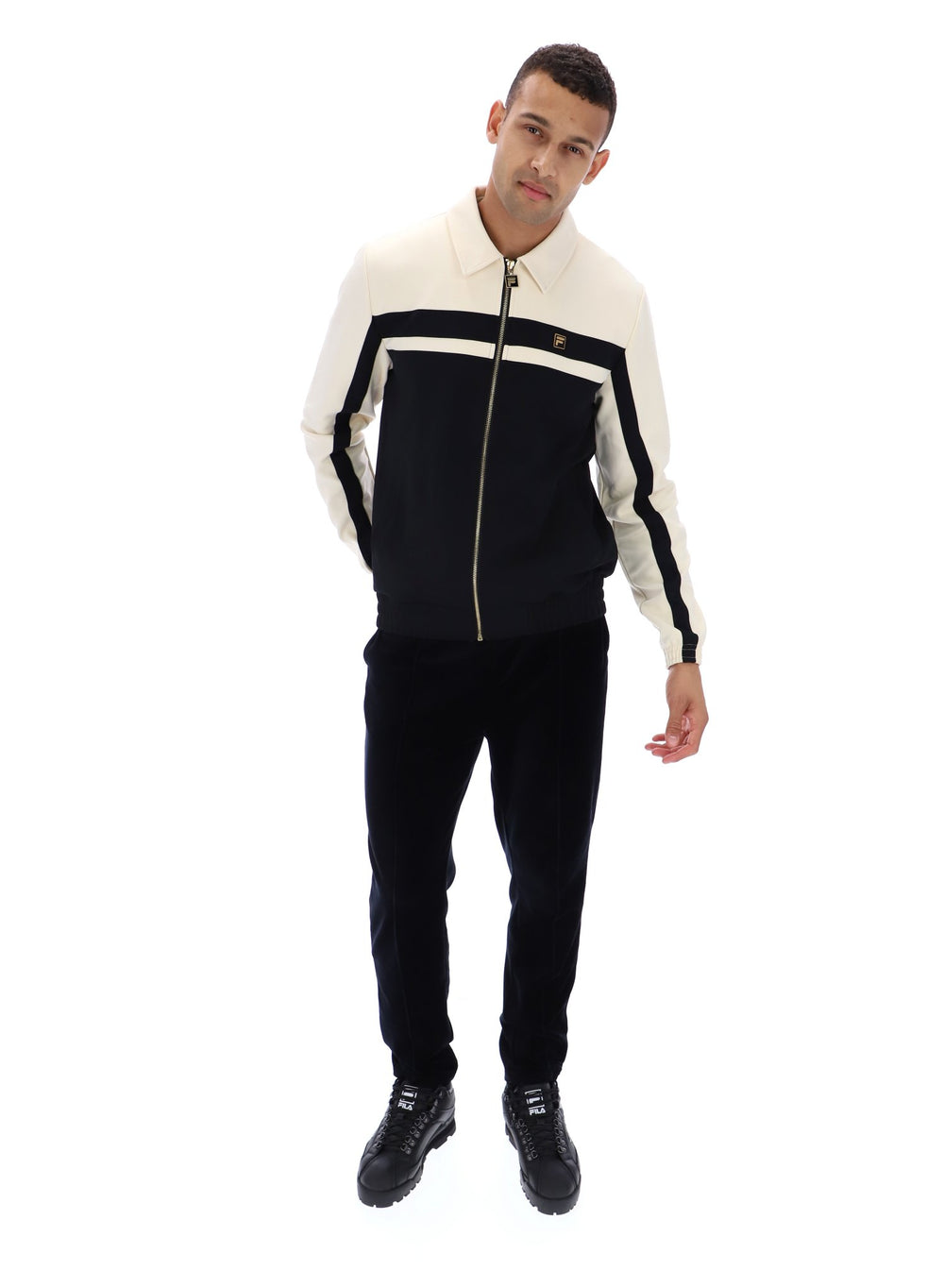 Bill Track Jacket With Gold Trims