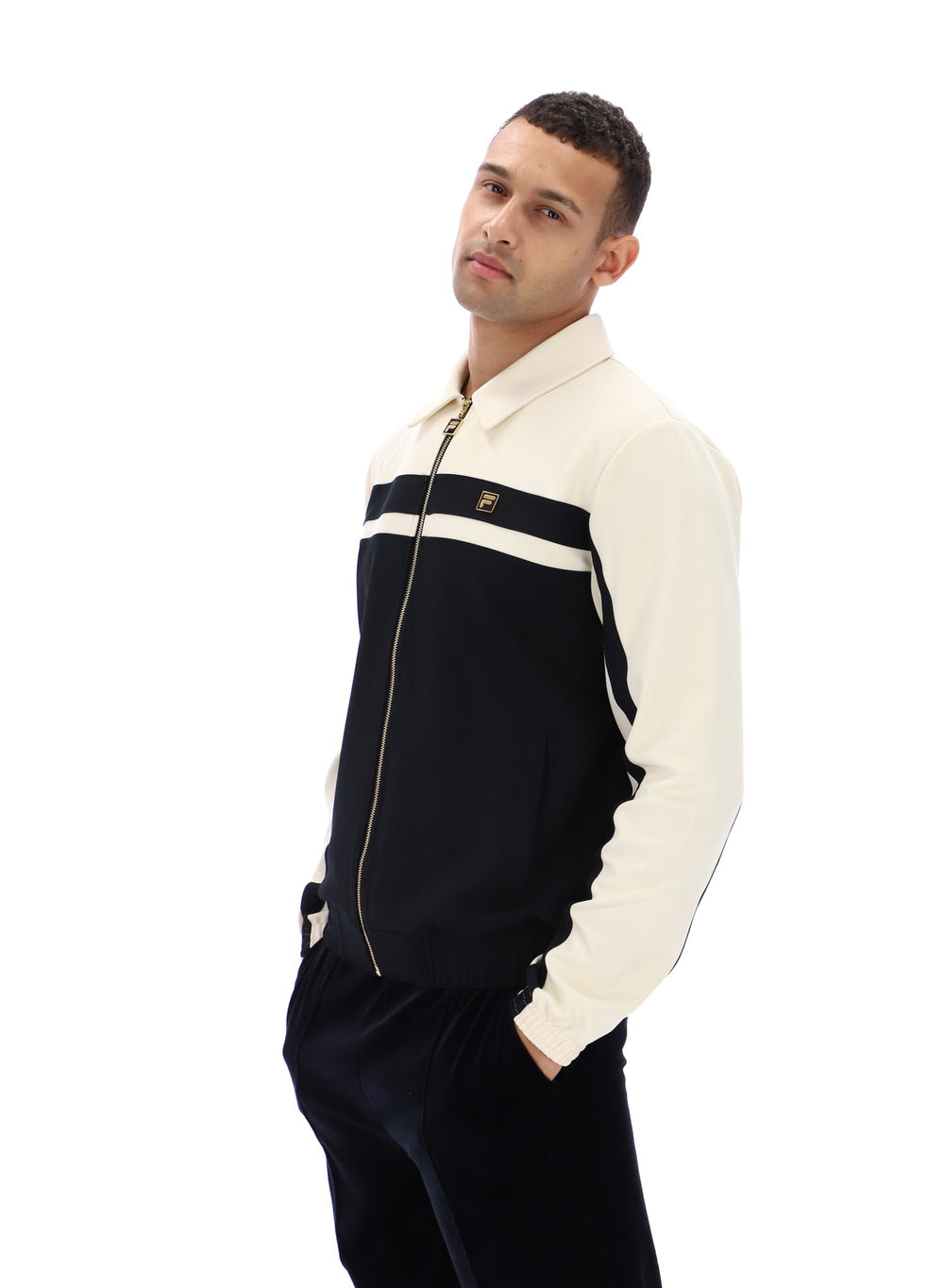 Bill Track Jacket With Gold Trims