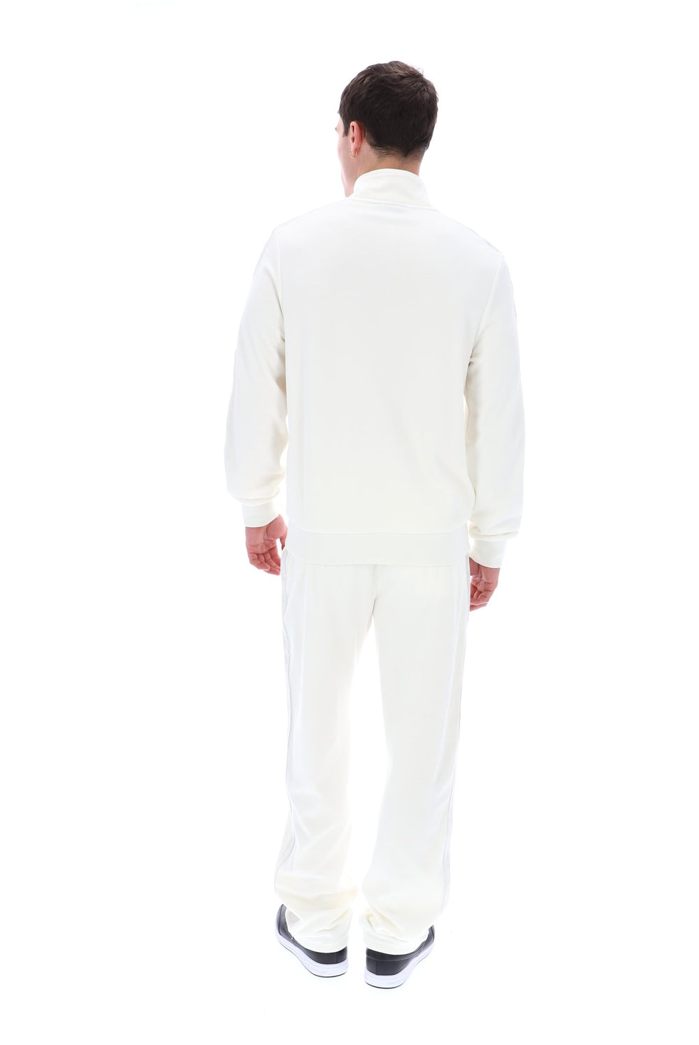 White Down Bosco Velour Track Top