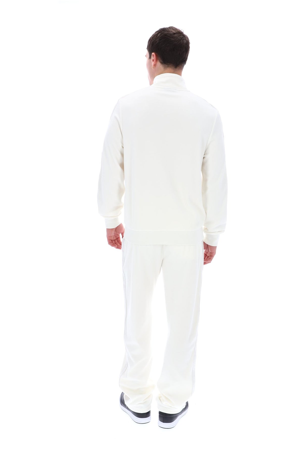 White Down Bosco Velour Track Top