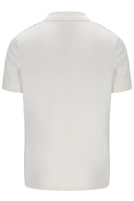 White polo shirt on a white background