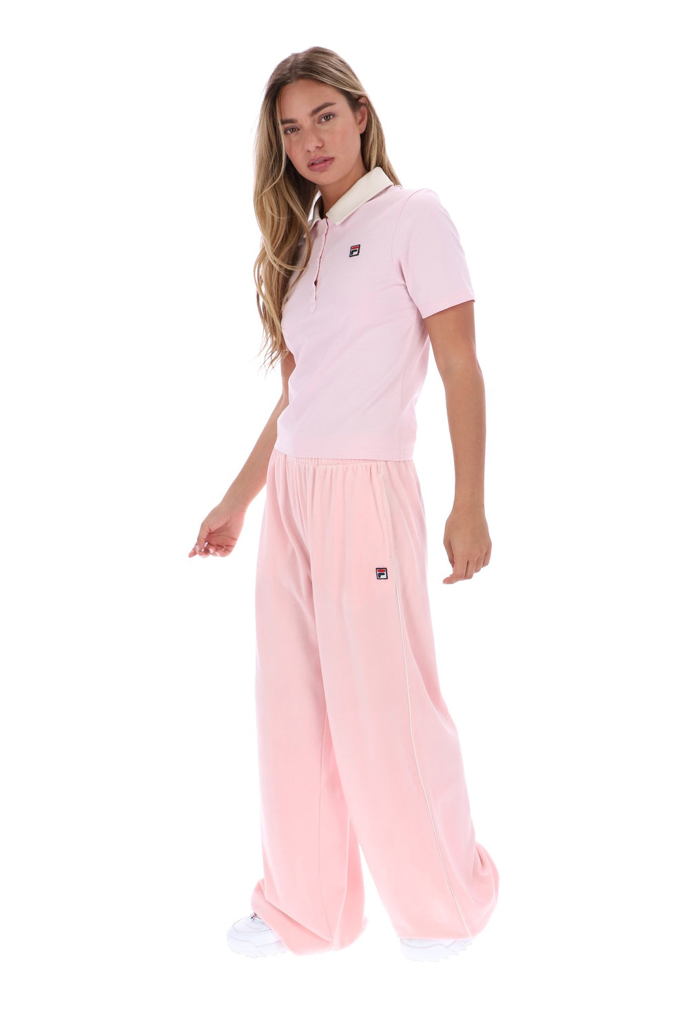 Pale Lilac Callie Fitted Iconic Polo