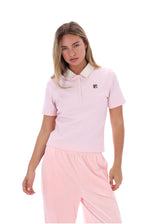 Pale Lilac Callie Fitted Iconic Polo