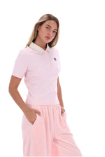Pale Lilac Callie Fitted Iconic Polo